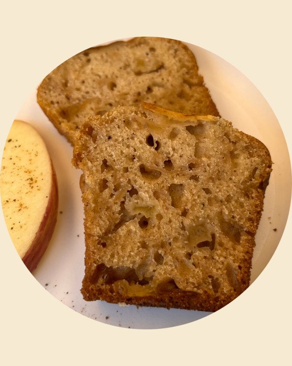 Budin de Manzana con Canela