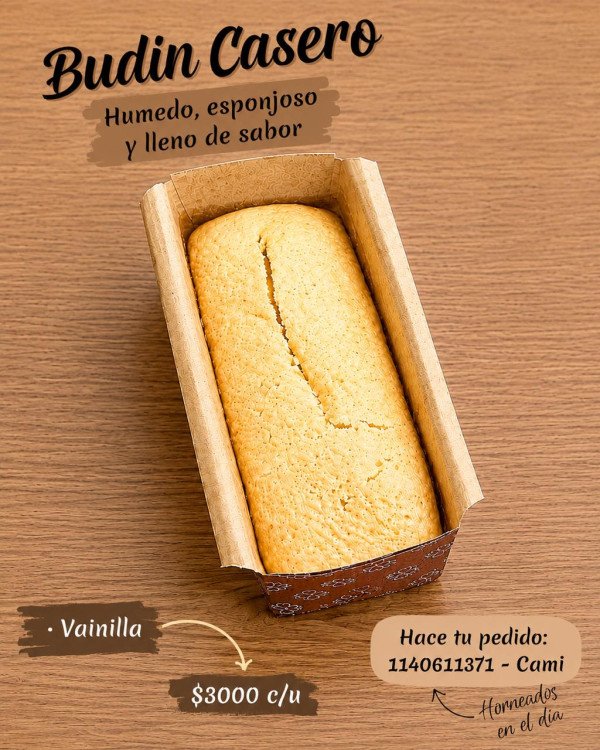 Budín de Vainilla